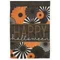 Recinto 13 x 18 in. Happy Halloween Applique Plus Double Applique Garden Flag RE3458894